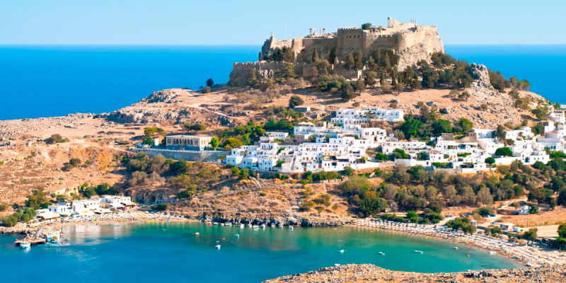 Lindos og Akropolis
